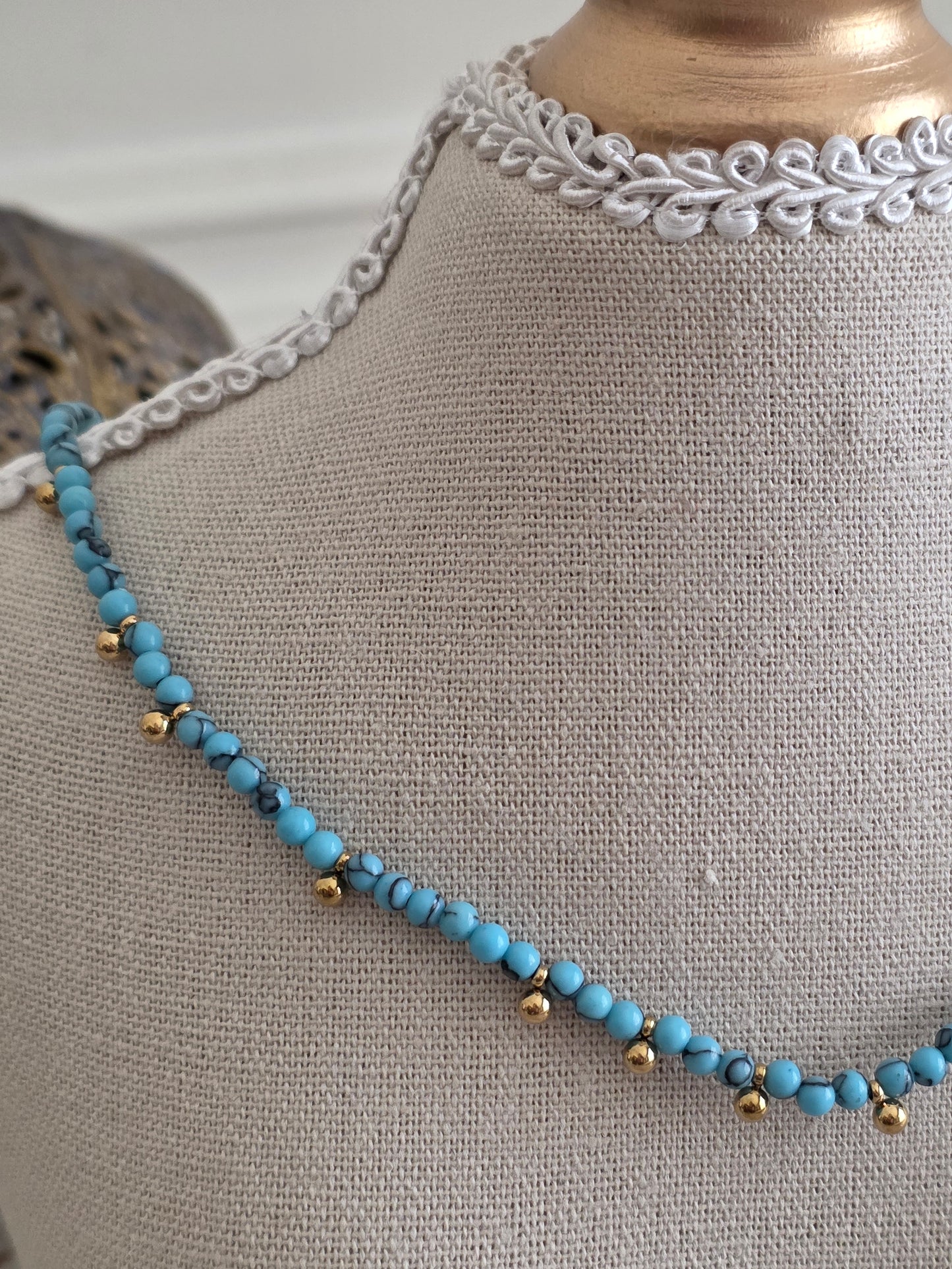 FERIHA TURQUOISE NECKLACE