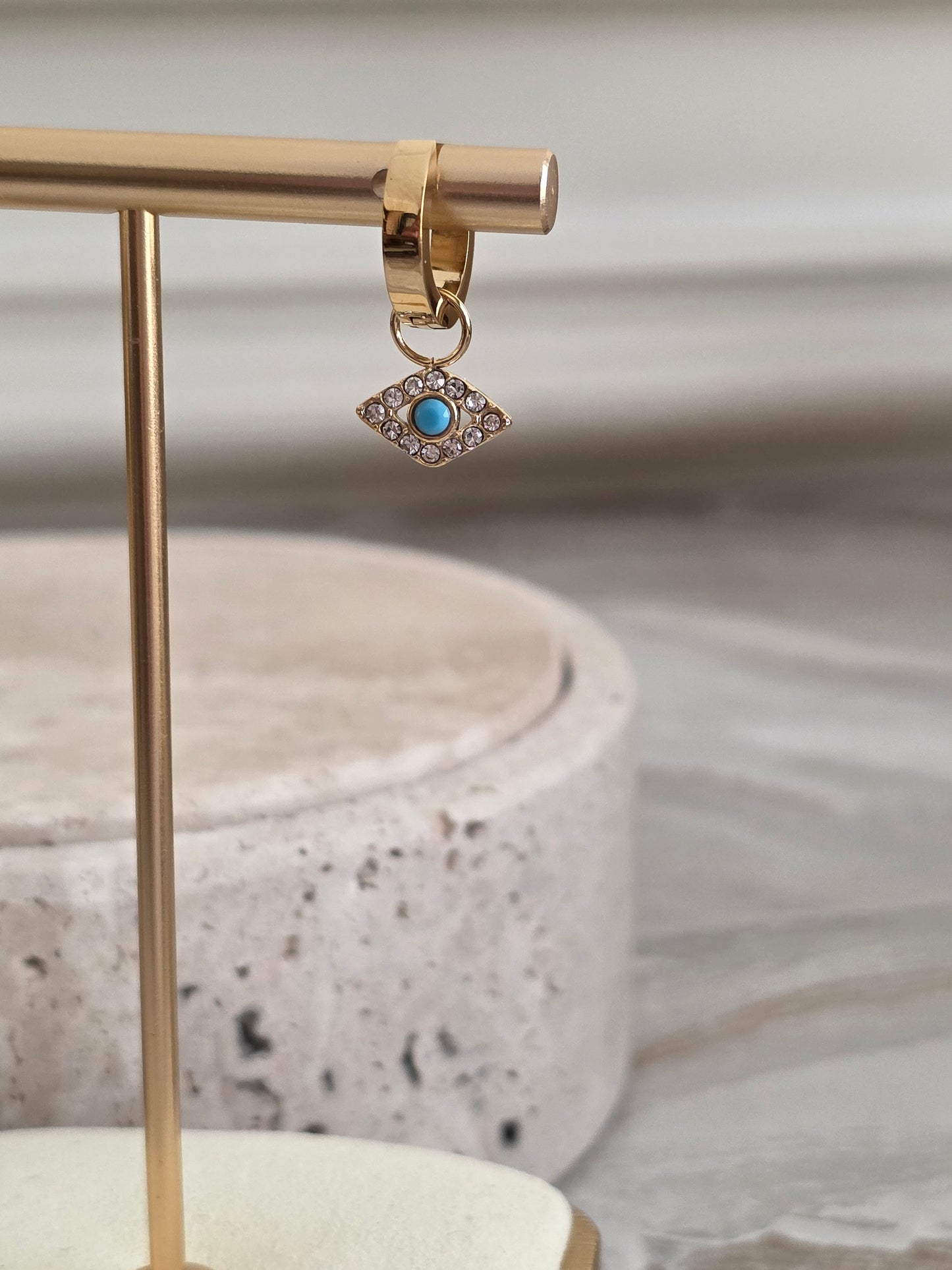 MAIRA EVIL EYE EARRINGS