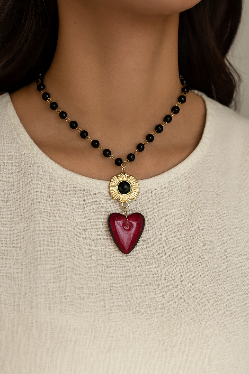 MILANA HEART NECKLACE