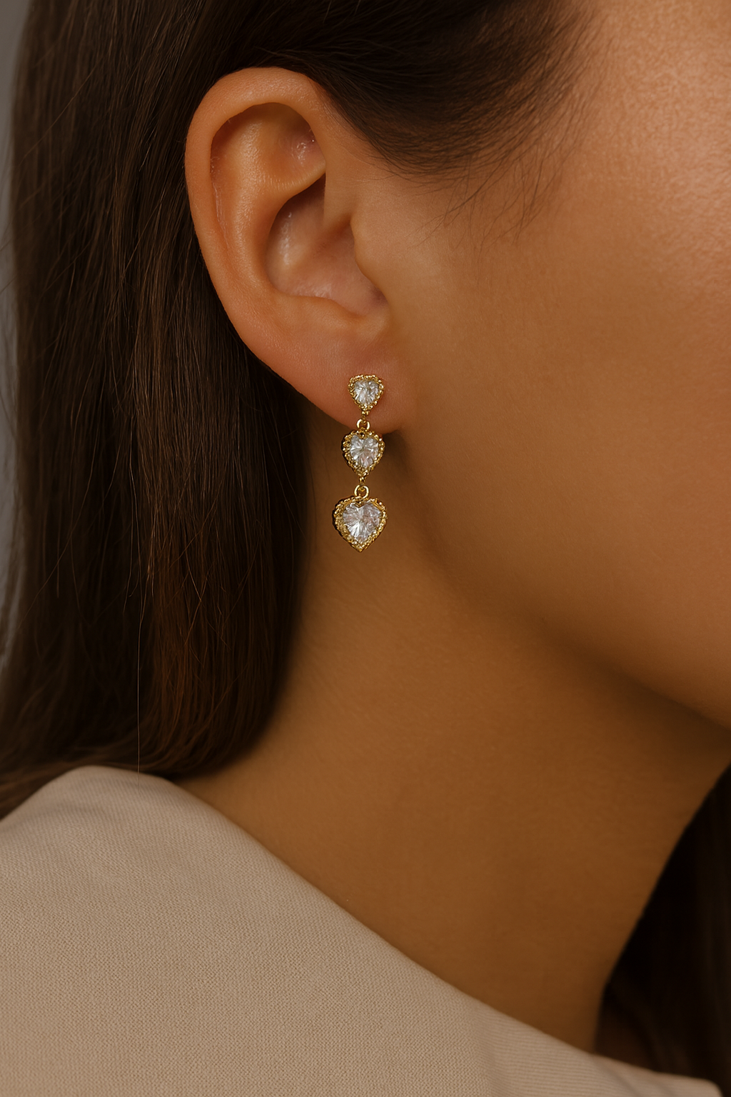 HIBA HEART EARRINGS