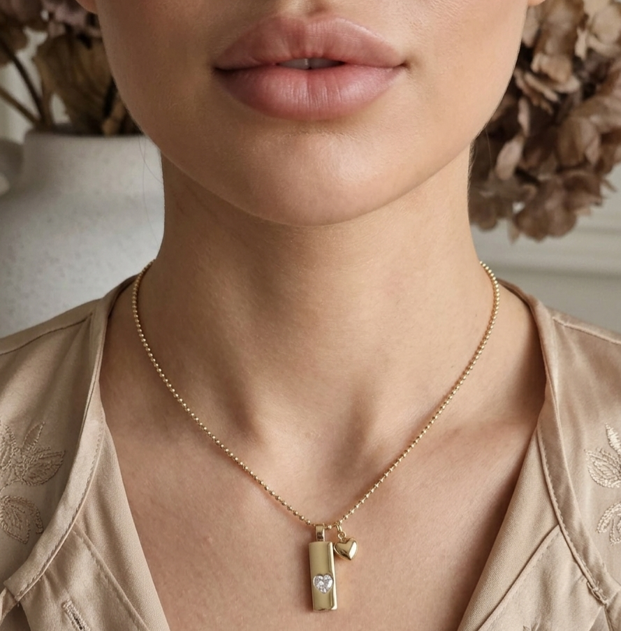 SARAY HEART NECKLACE