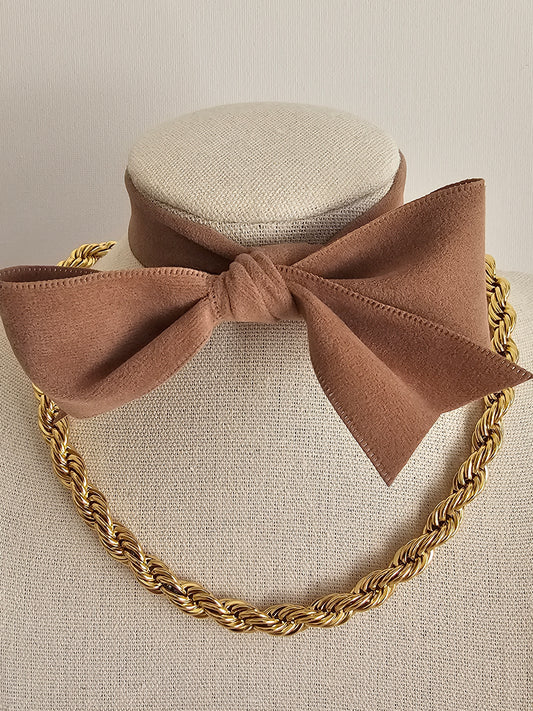 High quality stainless steel Chunky twist necklace