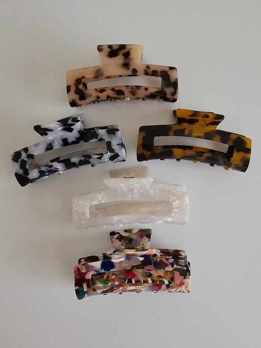 High quality acetate hair claw