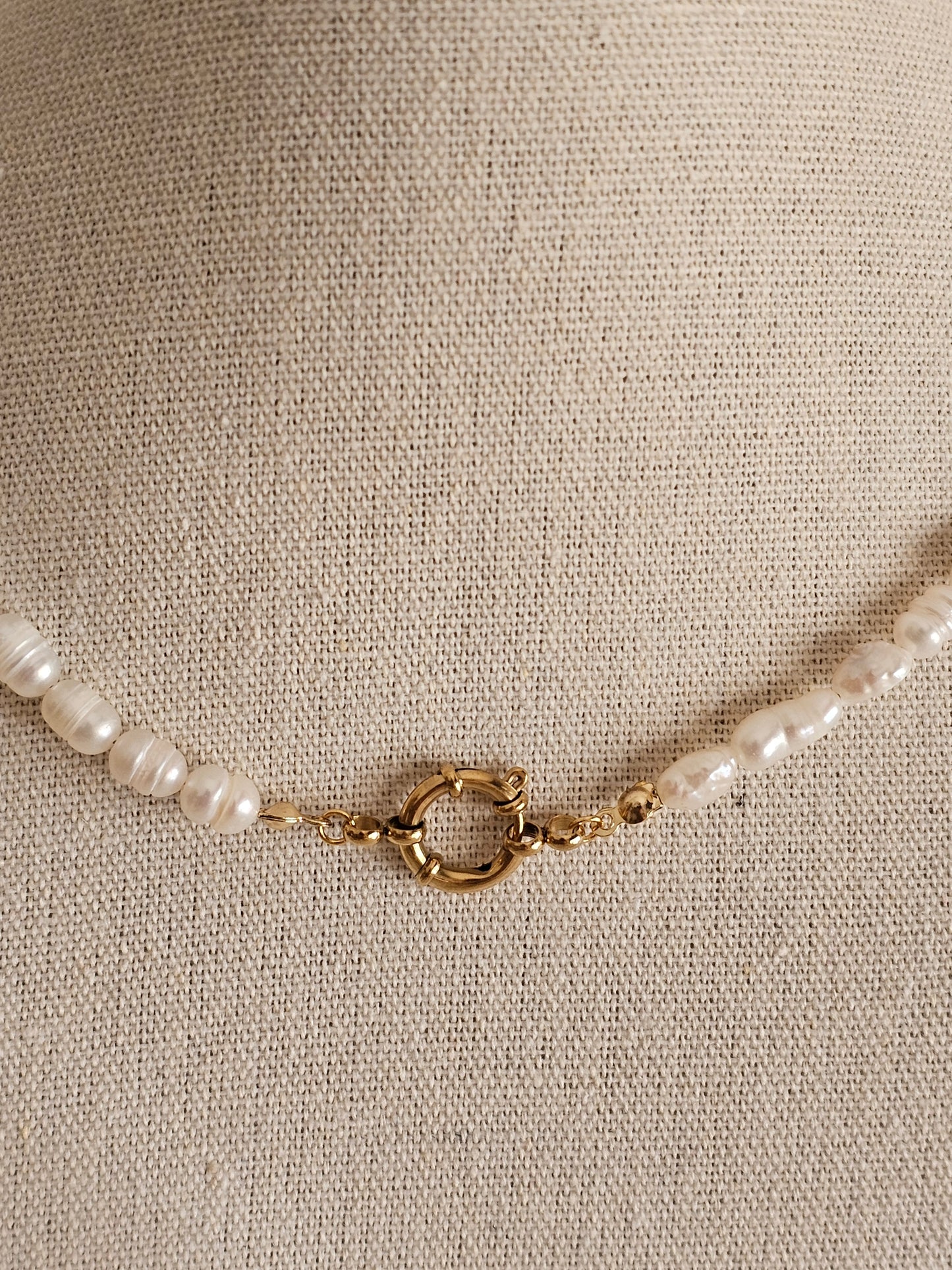 PANRA PEARL CHARM NECKLACE