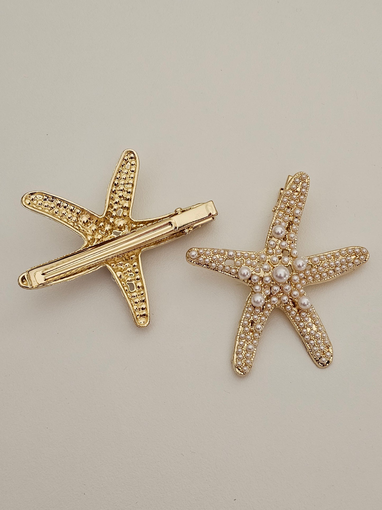 CUTE STARFISH HAIR CLIPS
