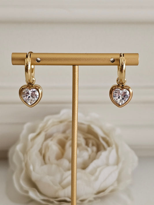 ALEV HEART EARRINGS