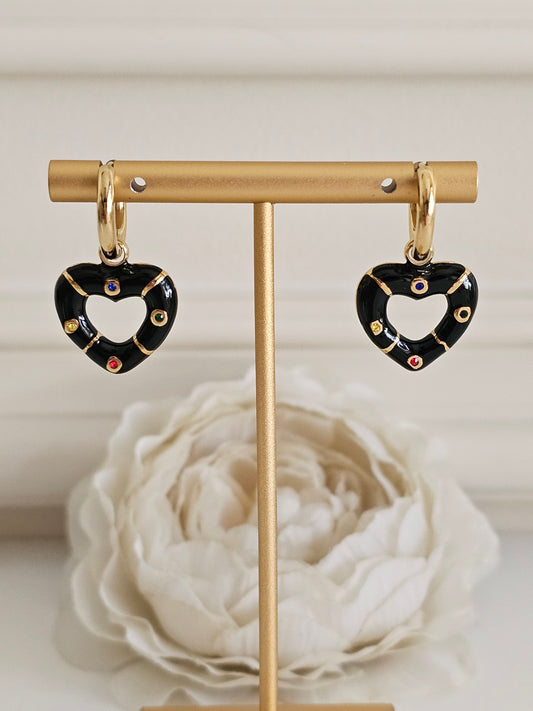 IKRA HEART EARRINGS