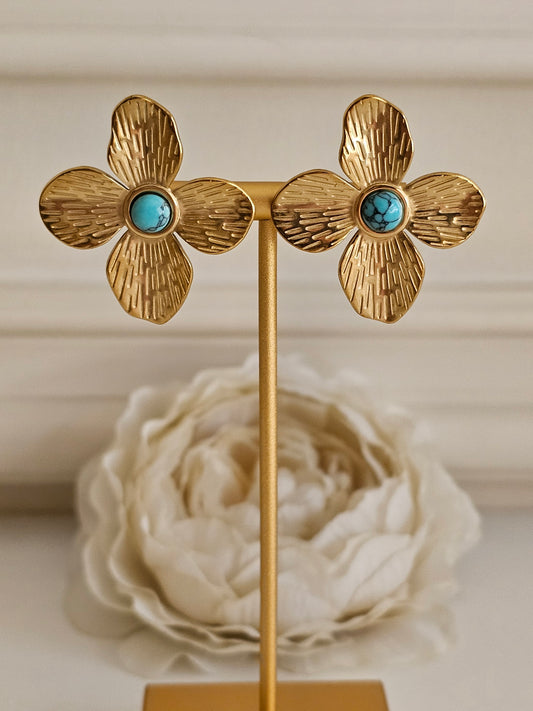 MERDA FLOWER EARRINGS