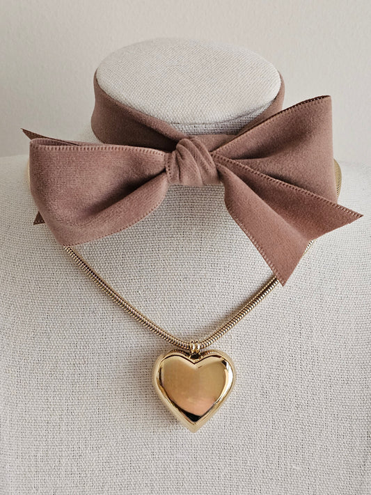 BIKEM CHUNKY BUBBLE HEART NECKLACE