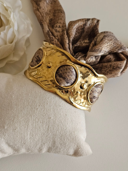 STAINLESS STEEL STATEMENT BANGLE