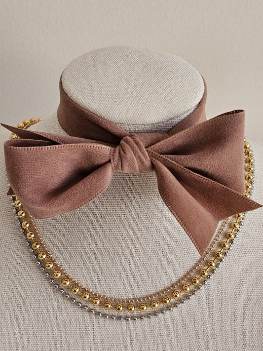 THREE LAYER CHAIN NECKLACE