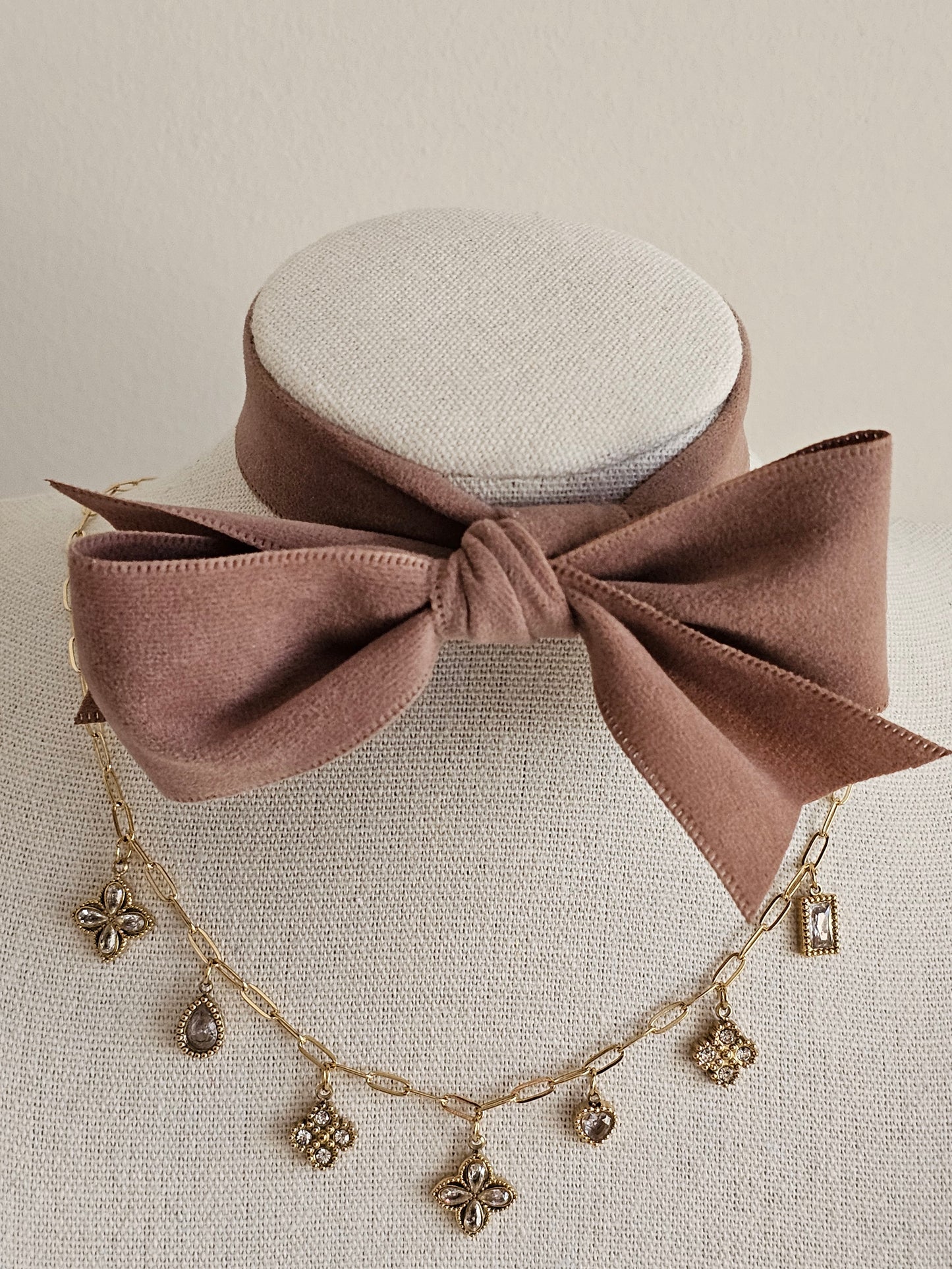 CLOVER CHARM NECKLACE