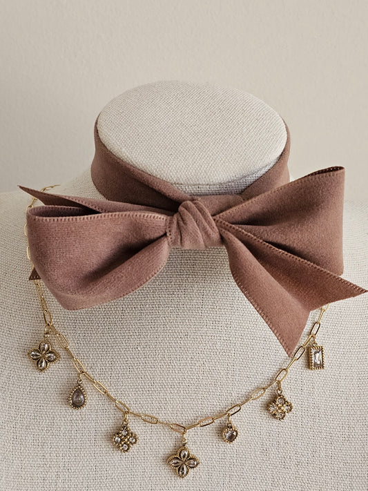 CLOVER CHARM NECKLACE