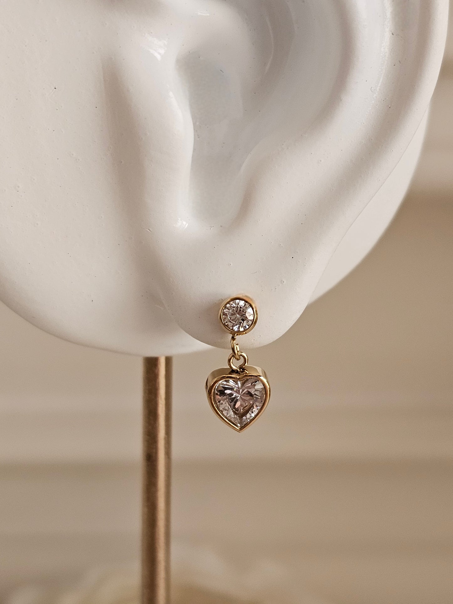 LARAN HEART EARRINGS
