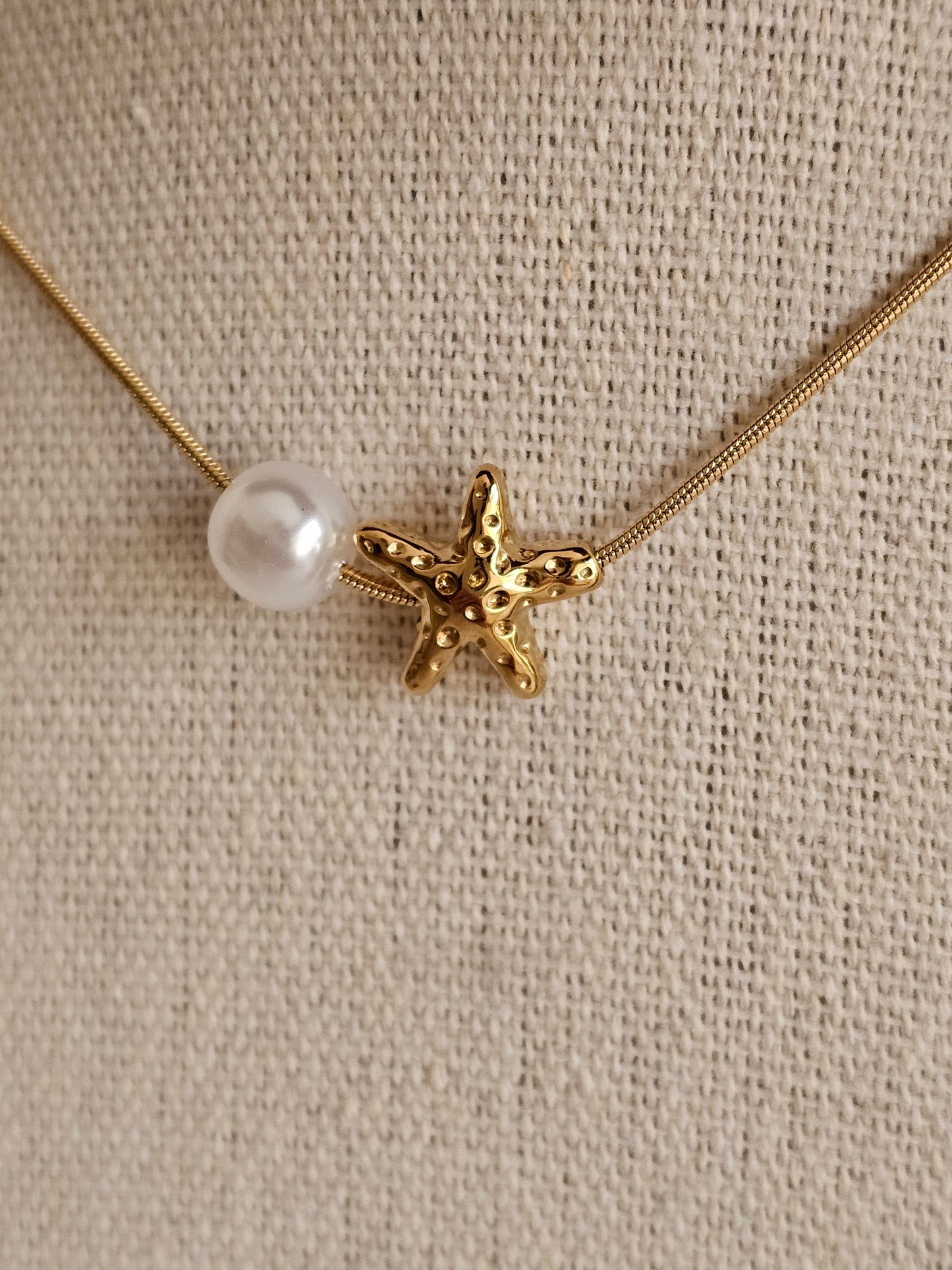 EMMA STARFISH PEARL NECKLACE