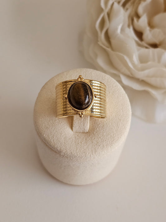 Tiger eye ring
