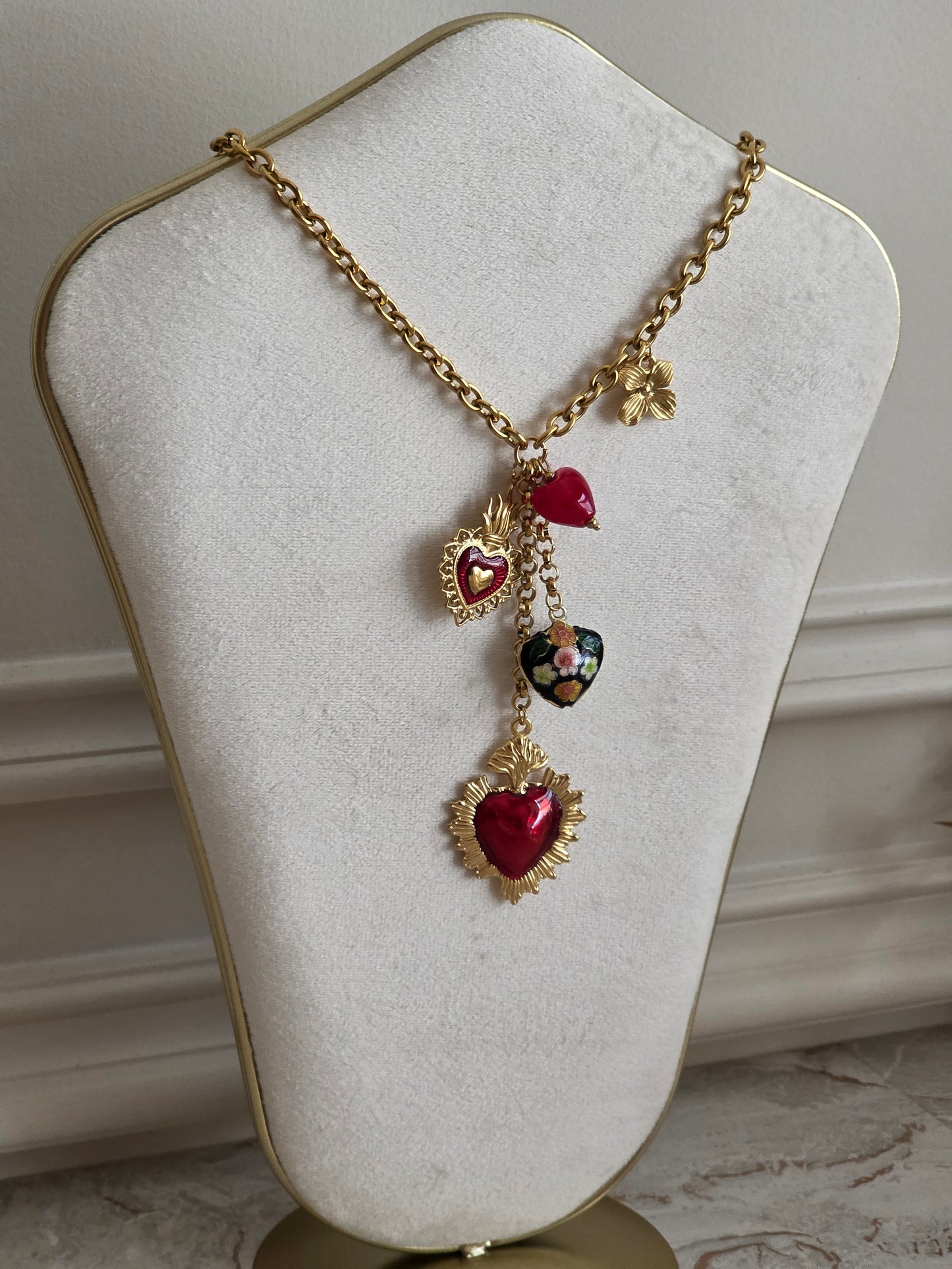 ALESSIA HEART CHARM NECKLACE