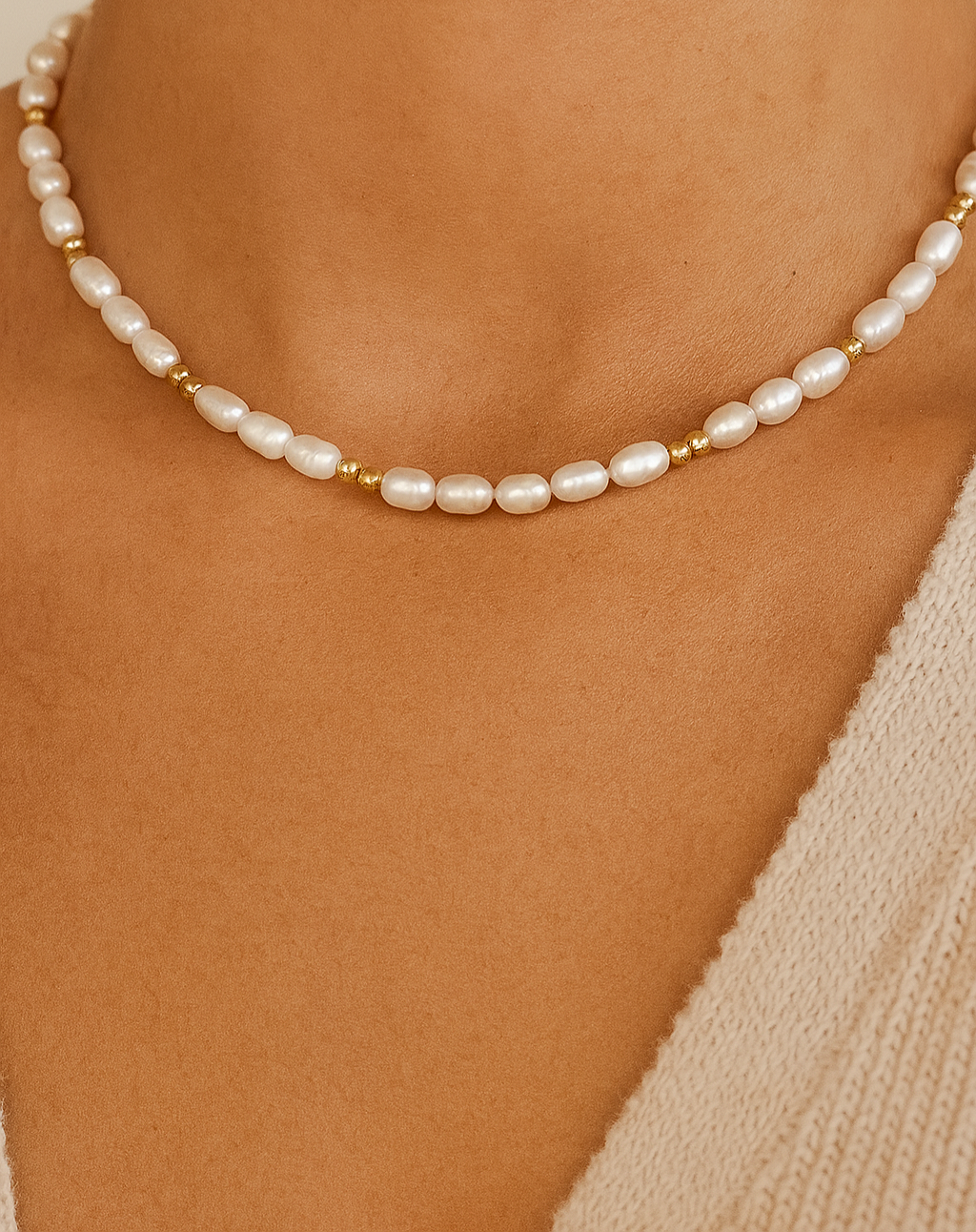 LENA PEARL NECKLACE