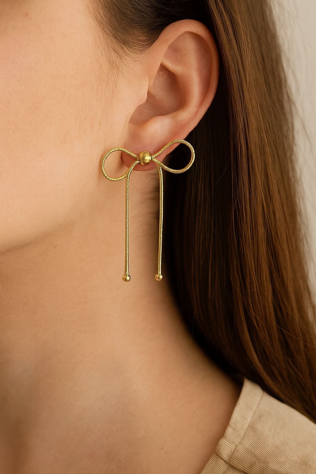 MELDA BOW EARRINGS