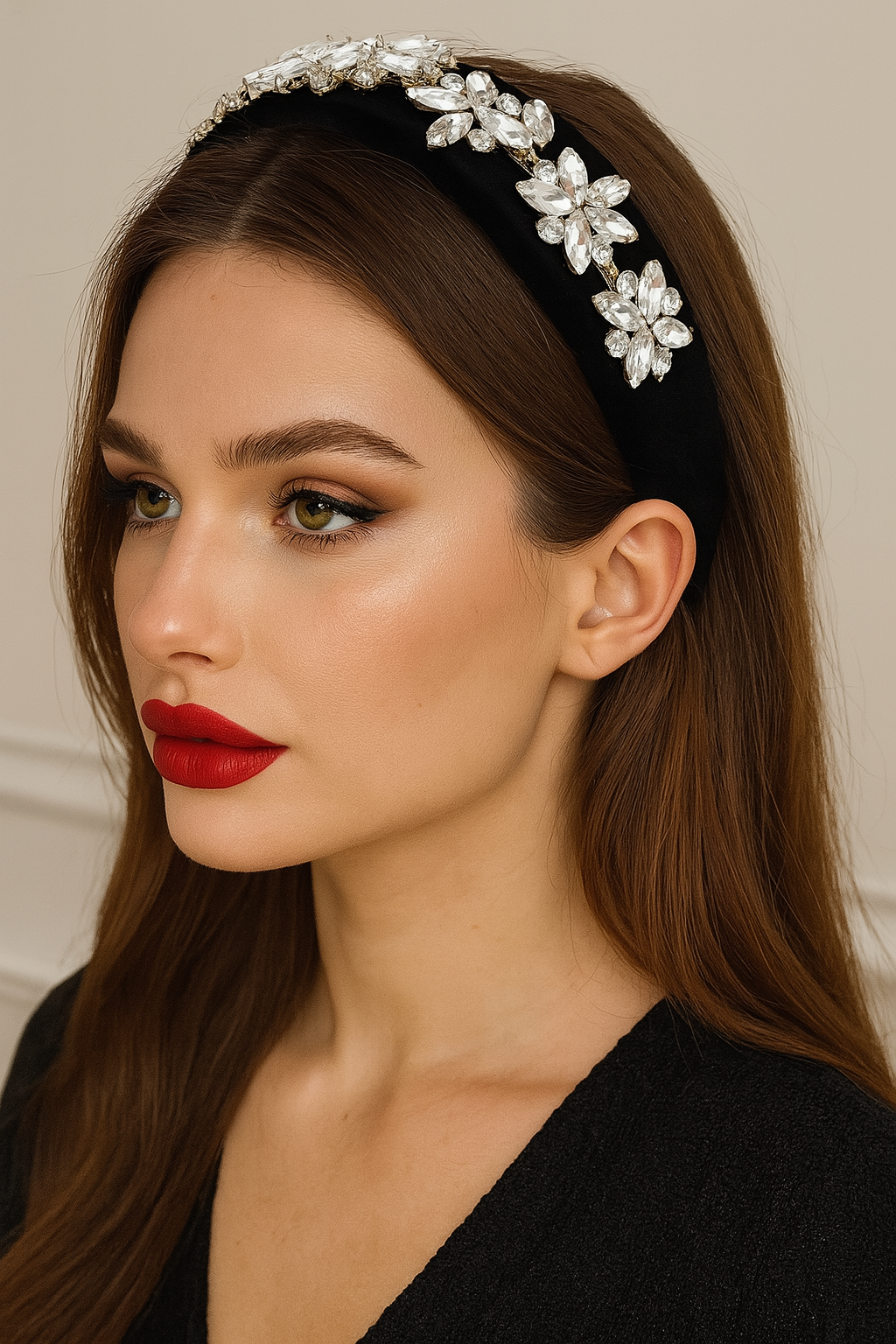 MELIA LUX RHINESTONE HEADBAND