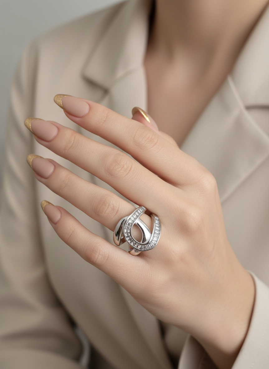 AZRA RING SILVER