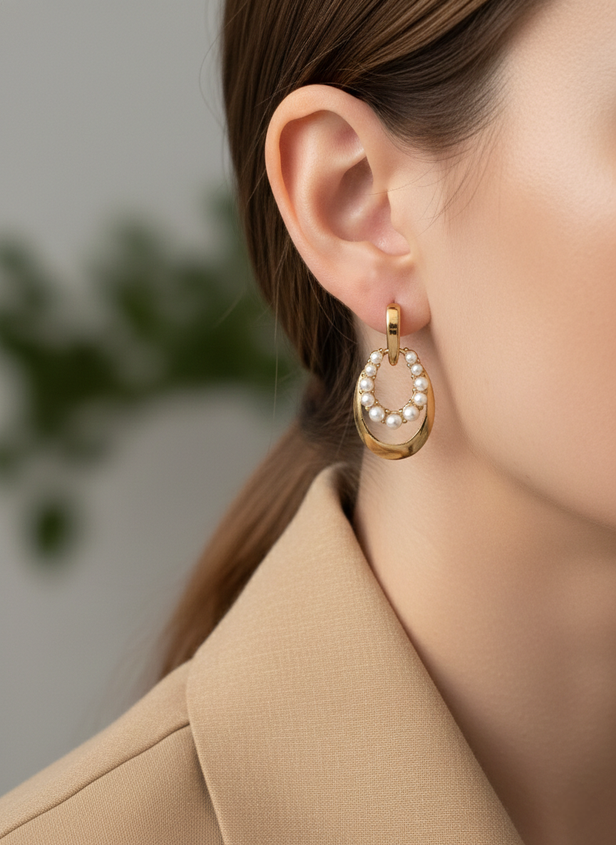 SHANDA PEARL EARRINGS