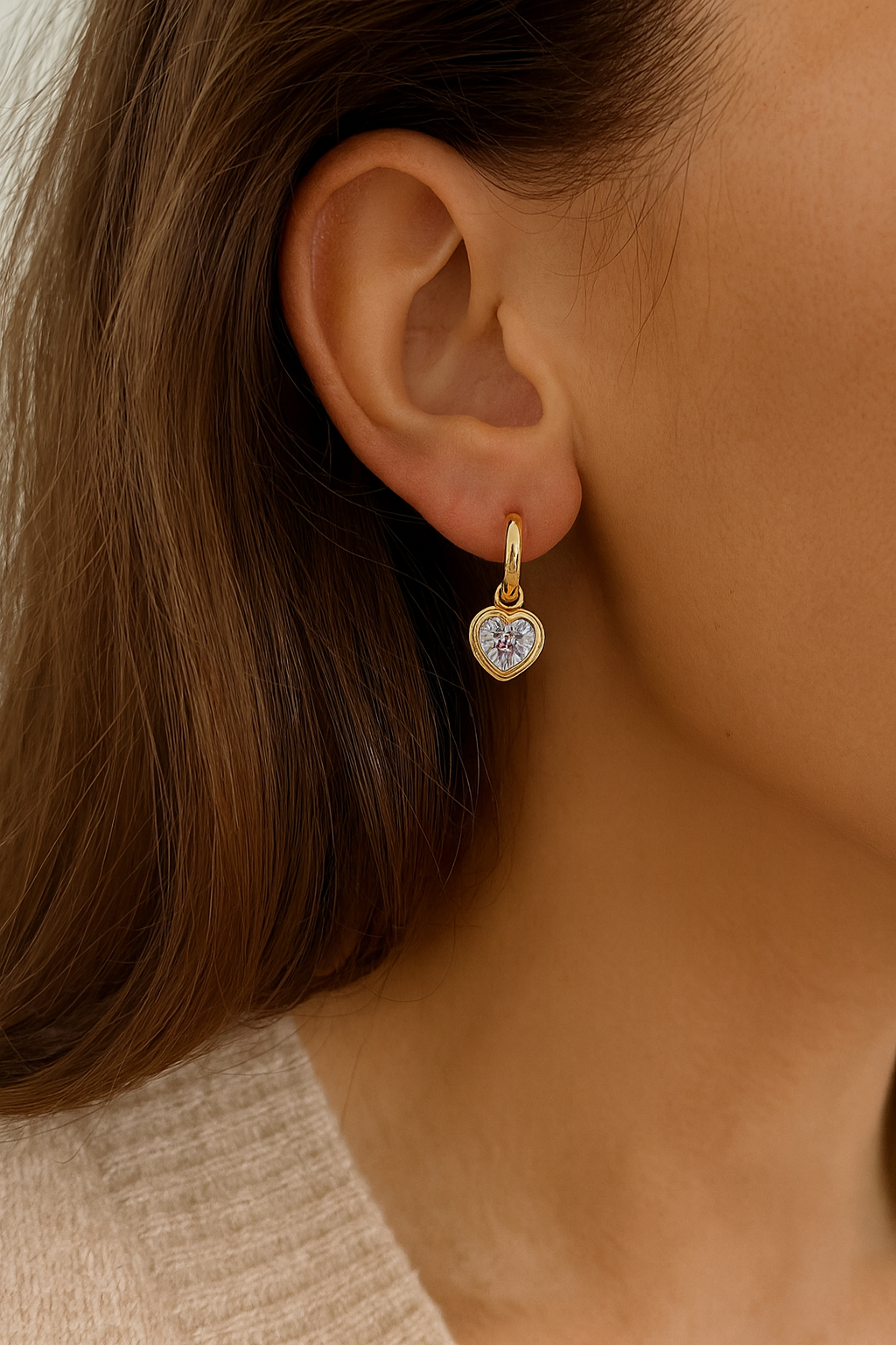 ALEV HEART EARRINGS