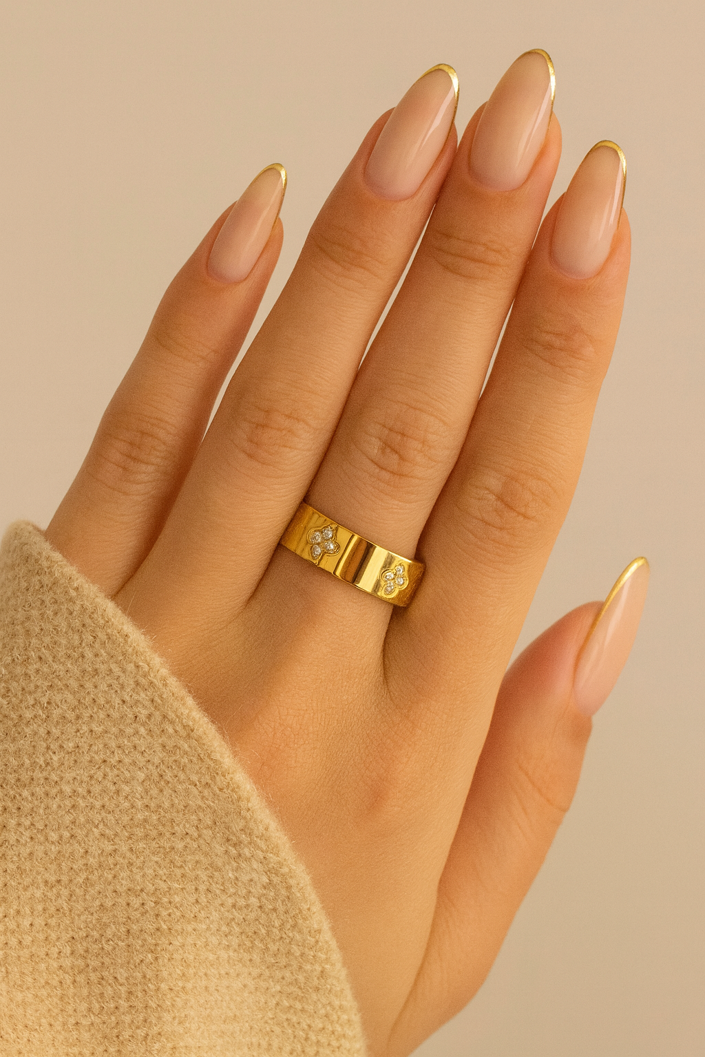 AMIRI CLOVER RING