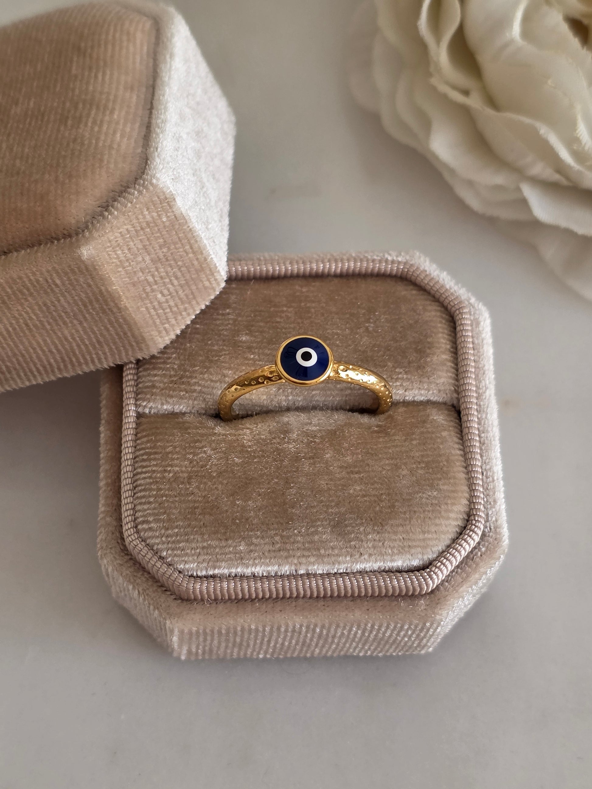 Evil eye ring