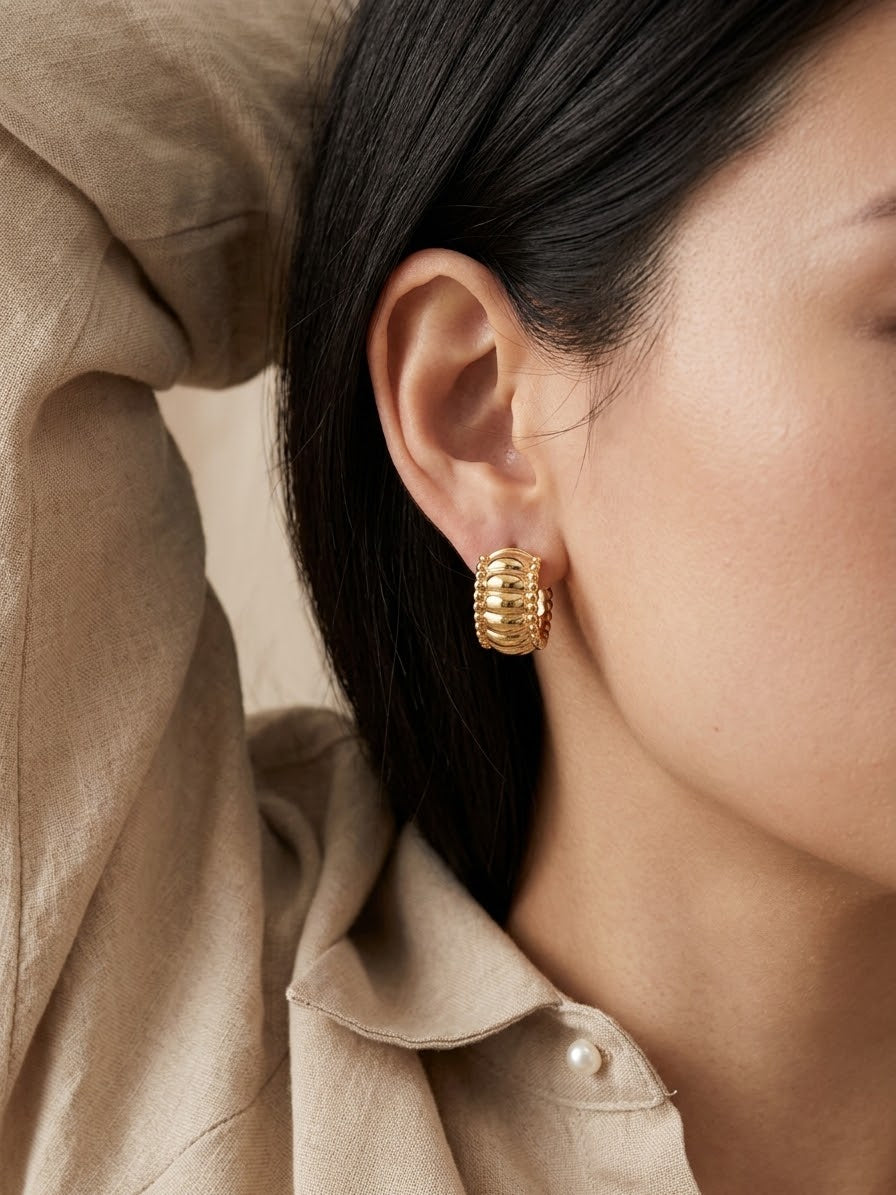 TIA HOOP EARRINGS