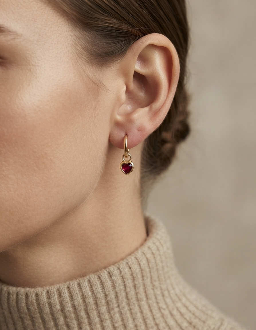 NYLA HEART EARRINGS