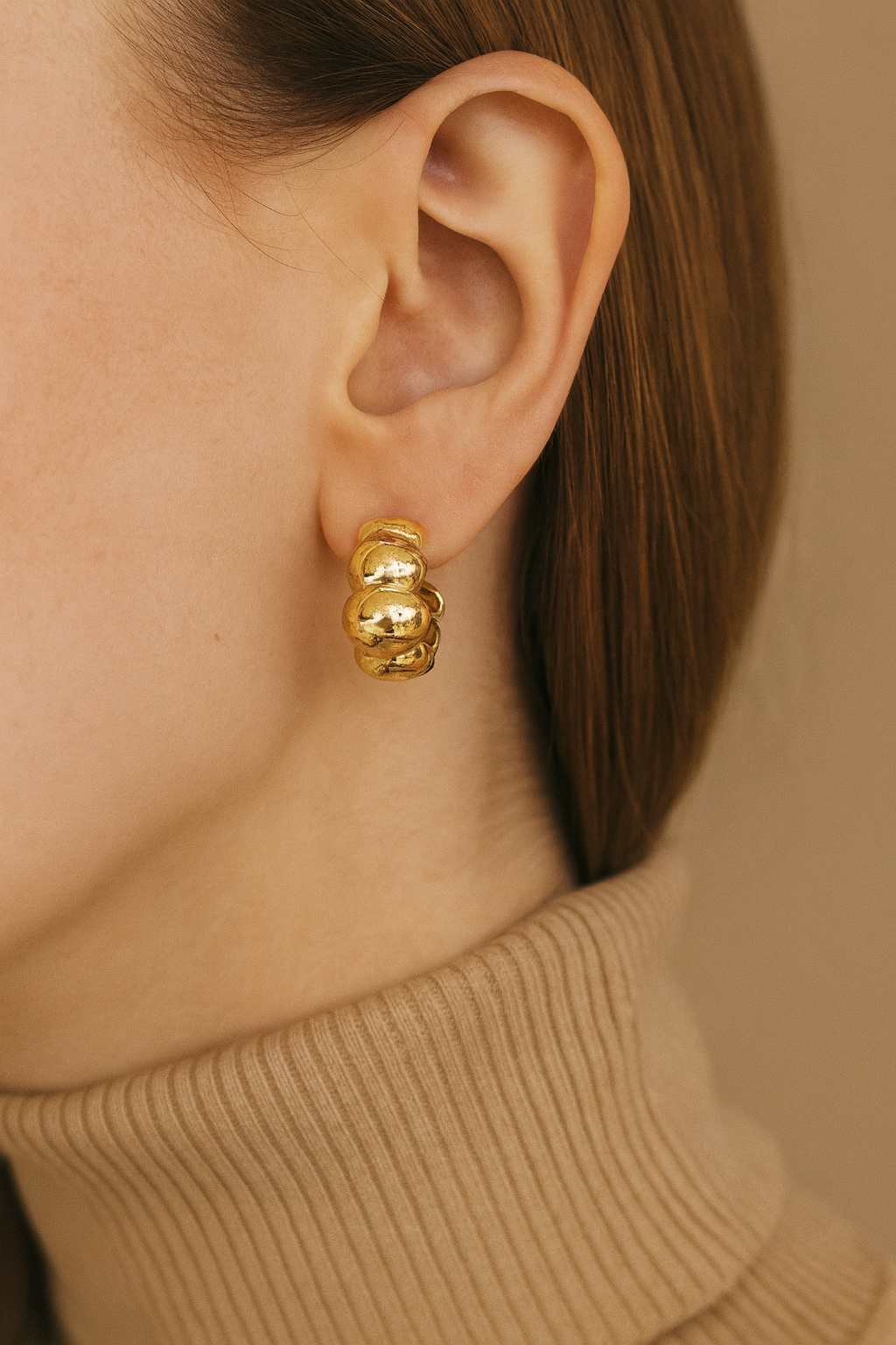 HANA HOOP EARRINGS
