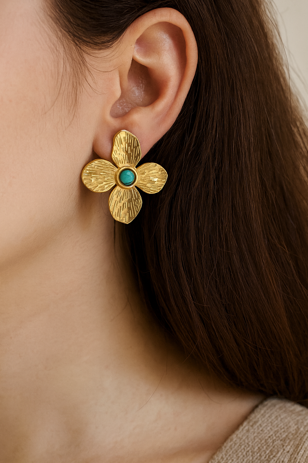 MERDA FLOWER EARRINGS