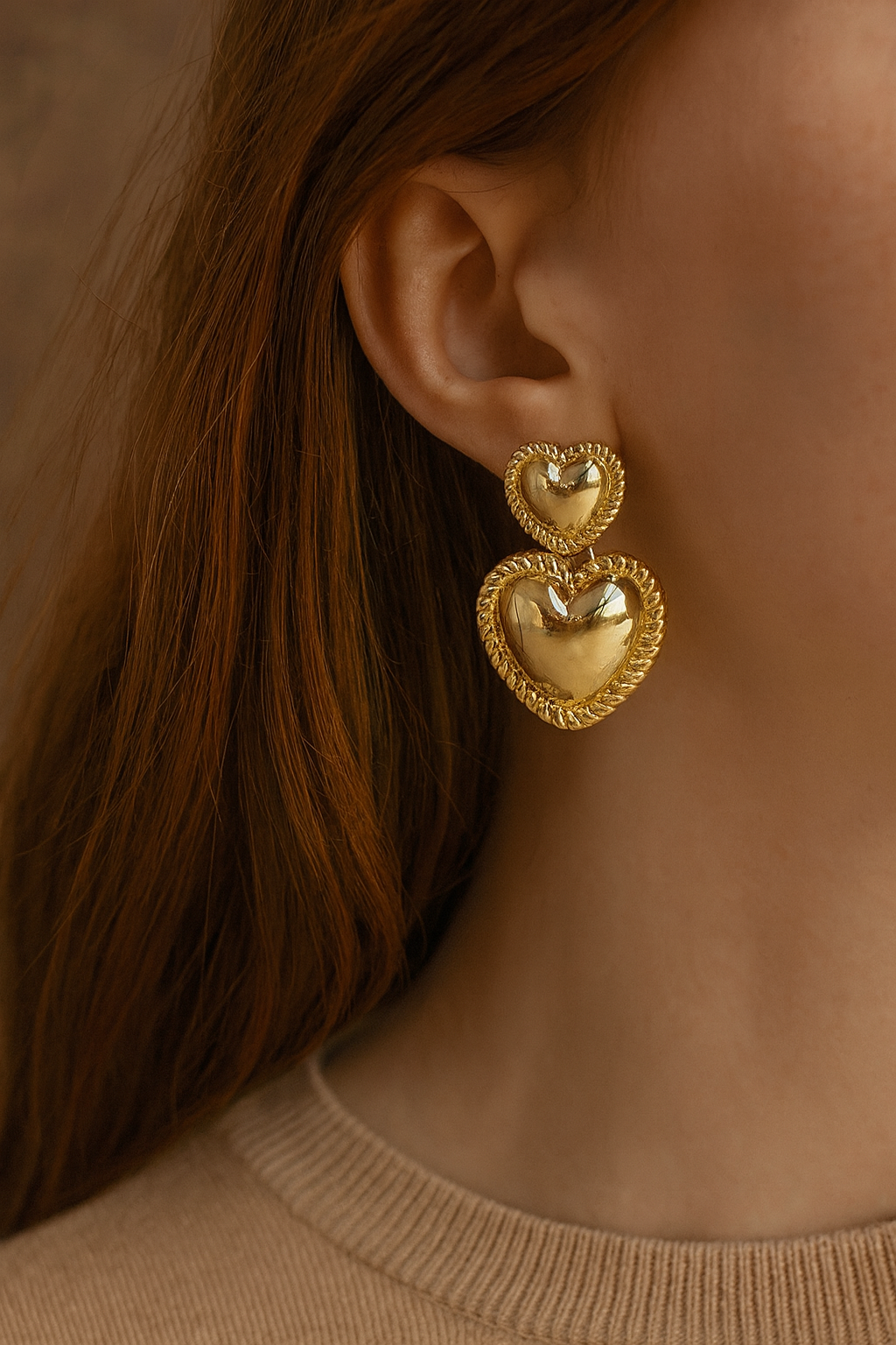 VINA HEART EARRINGS
