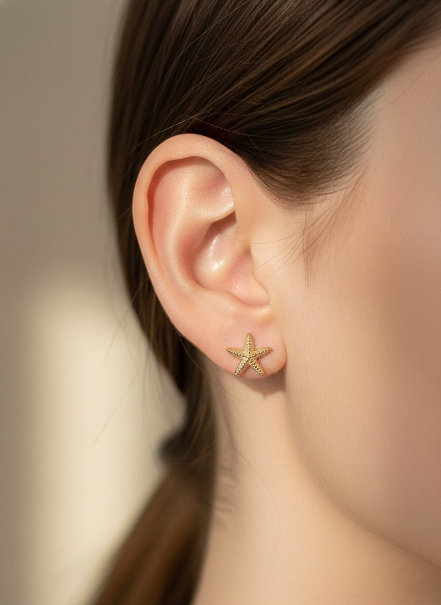 MINI STARFISH EARRINGS