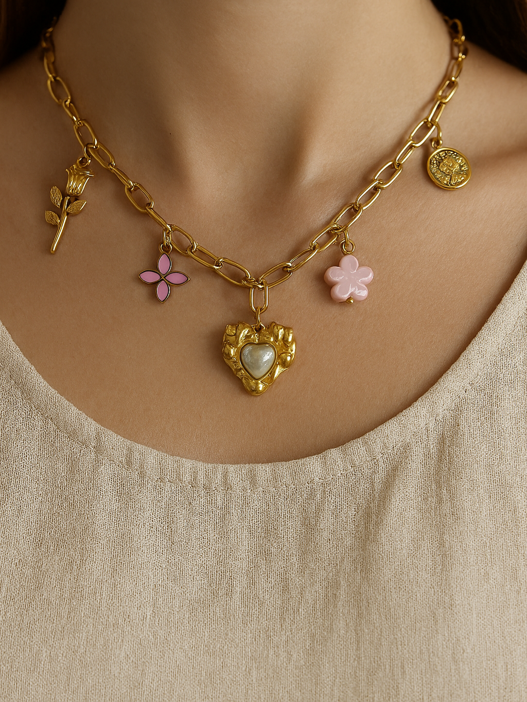 FERAH CHARM NECKLACE
