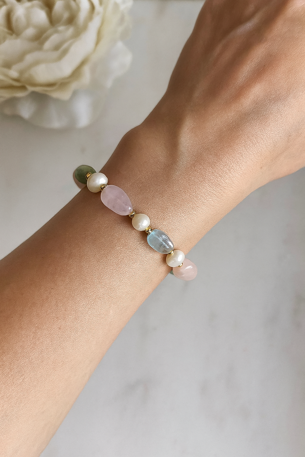KIRA NATURAL STONE BRACELET