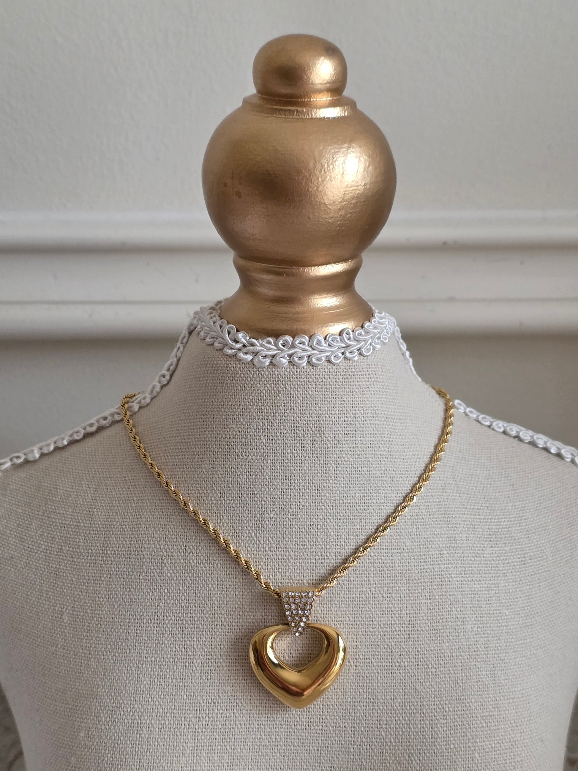 Gold statement Necklace