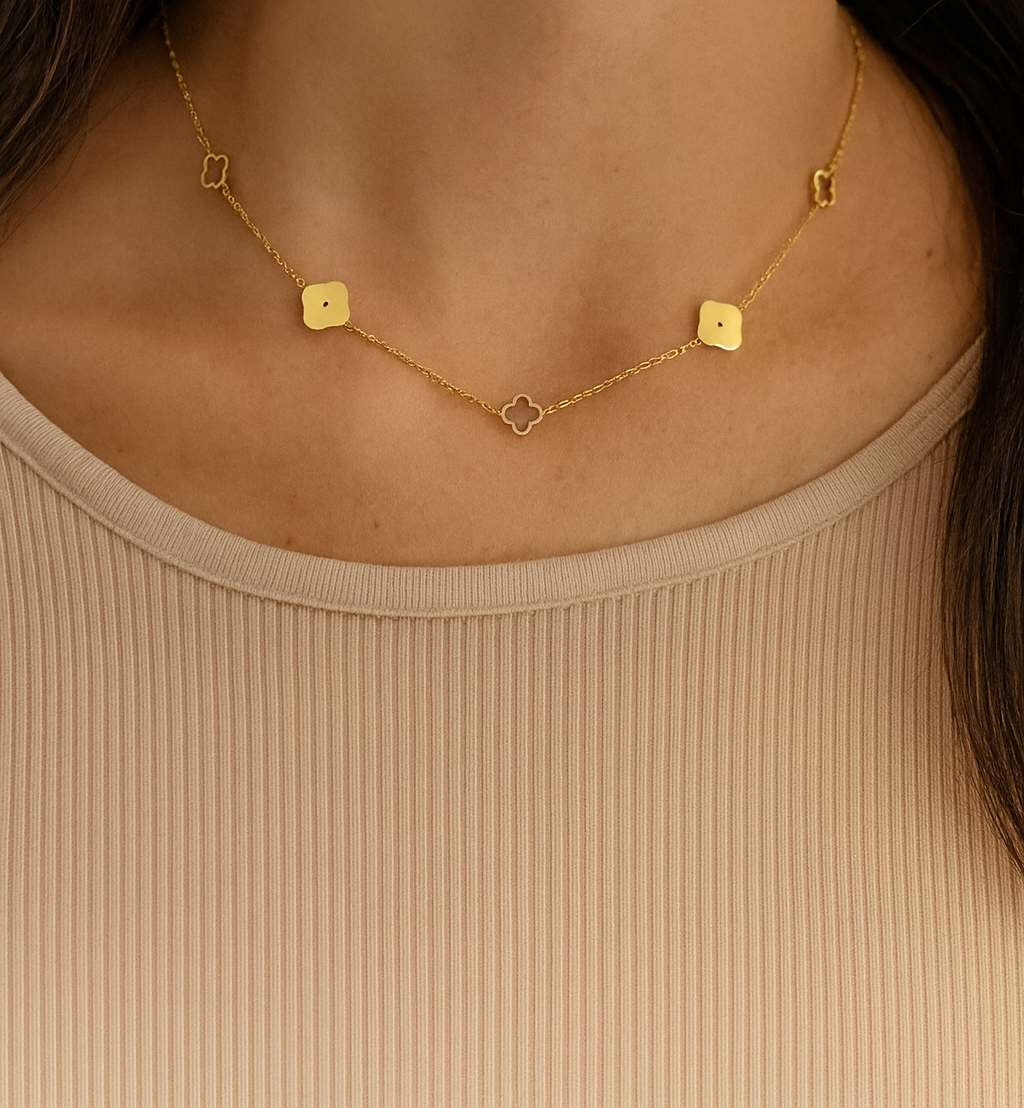 EZEL CLOVER NECKLACE