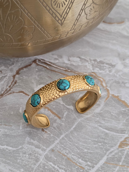 NEVEDA TURQUOISE CUFF BANGLE
