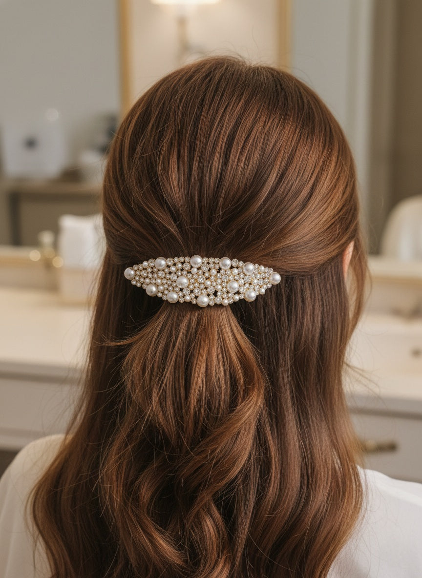 TARA PEARL HAIR CLIP