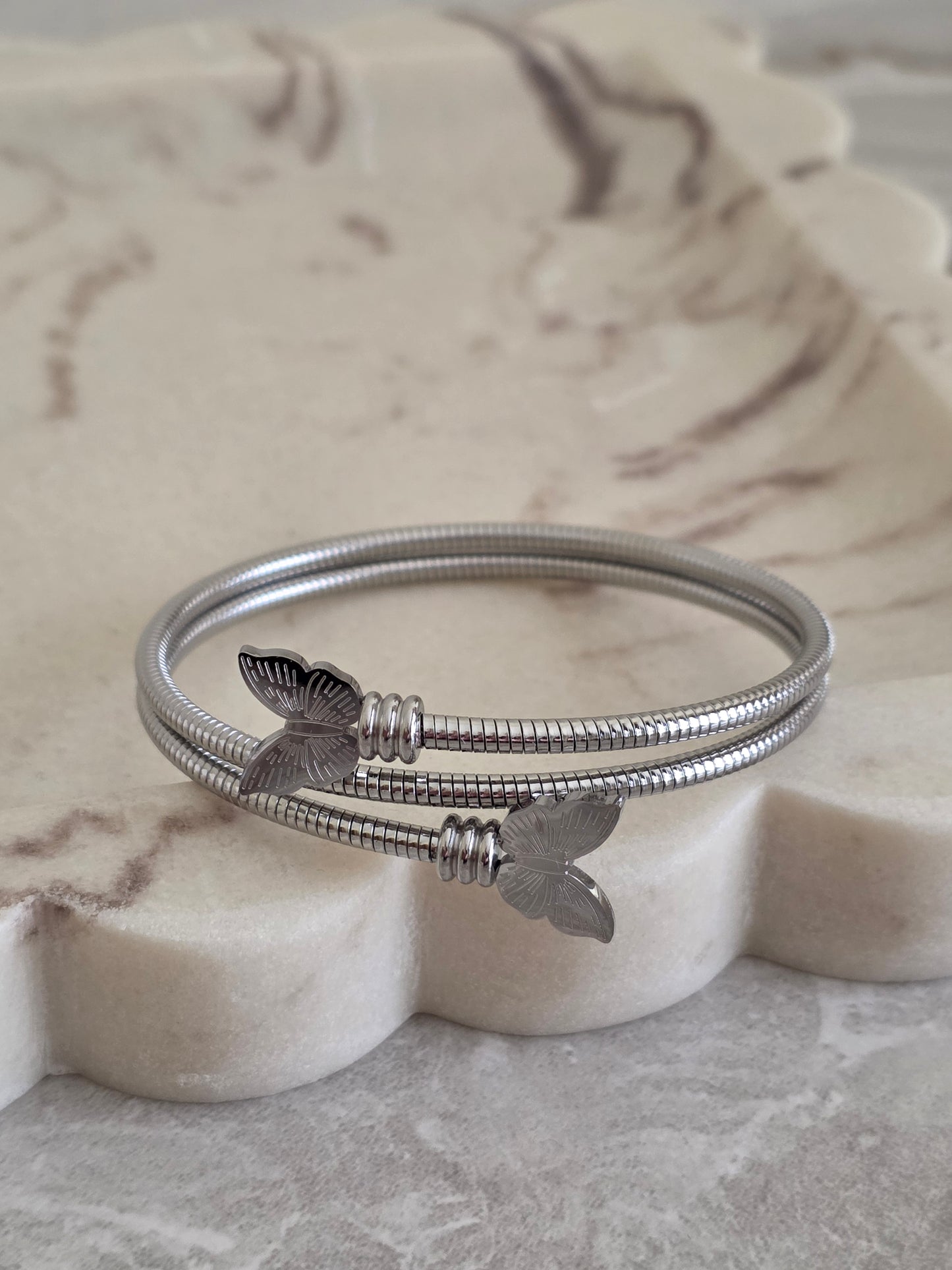 BALIN BUTTERFLY BANGLE SILVER