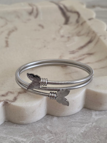 BALIN BUTTERFLY BANGLE SILVER
