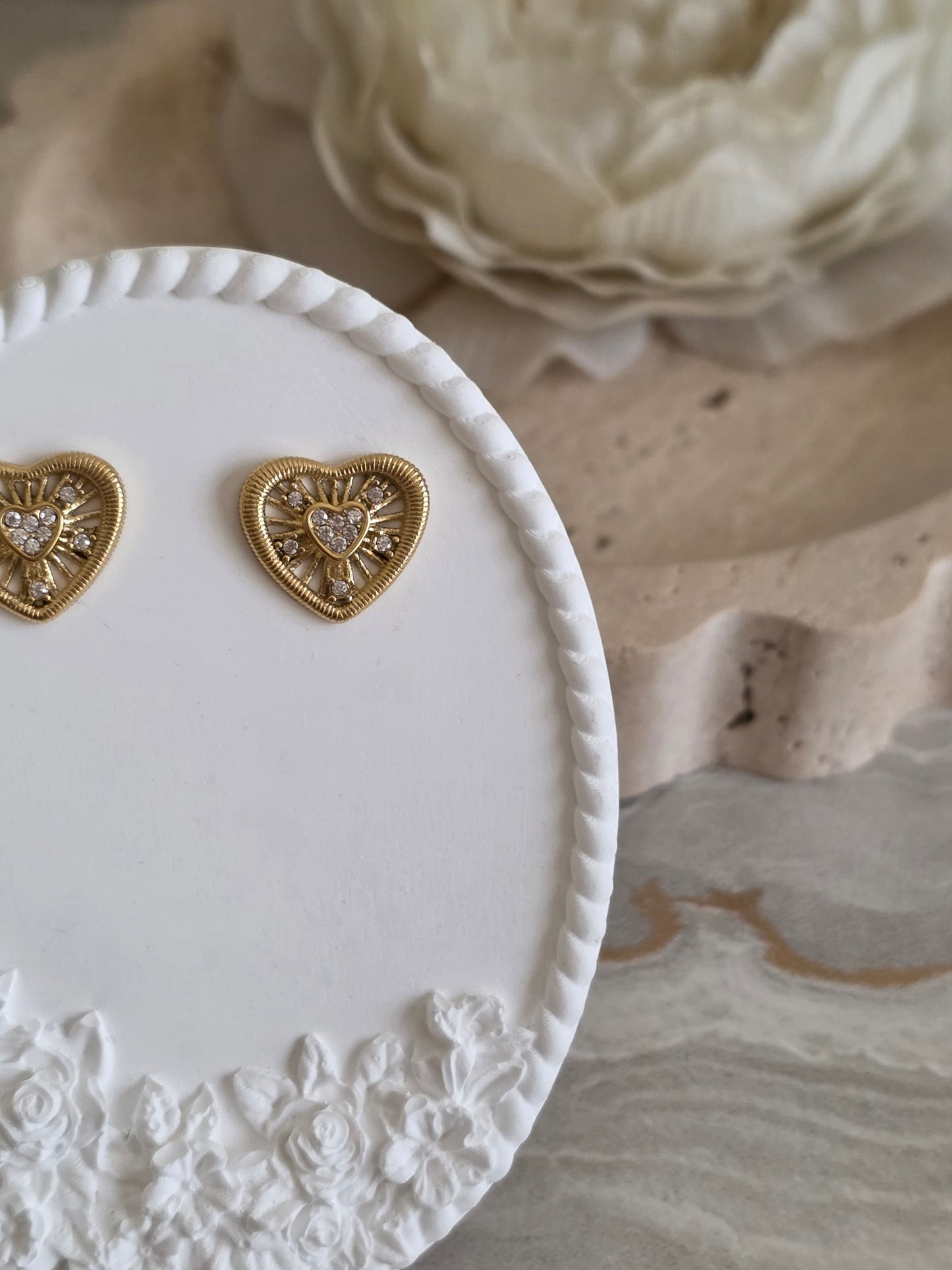 MELDA HEART EARRINGS
