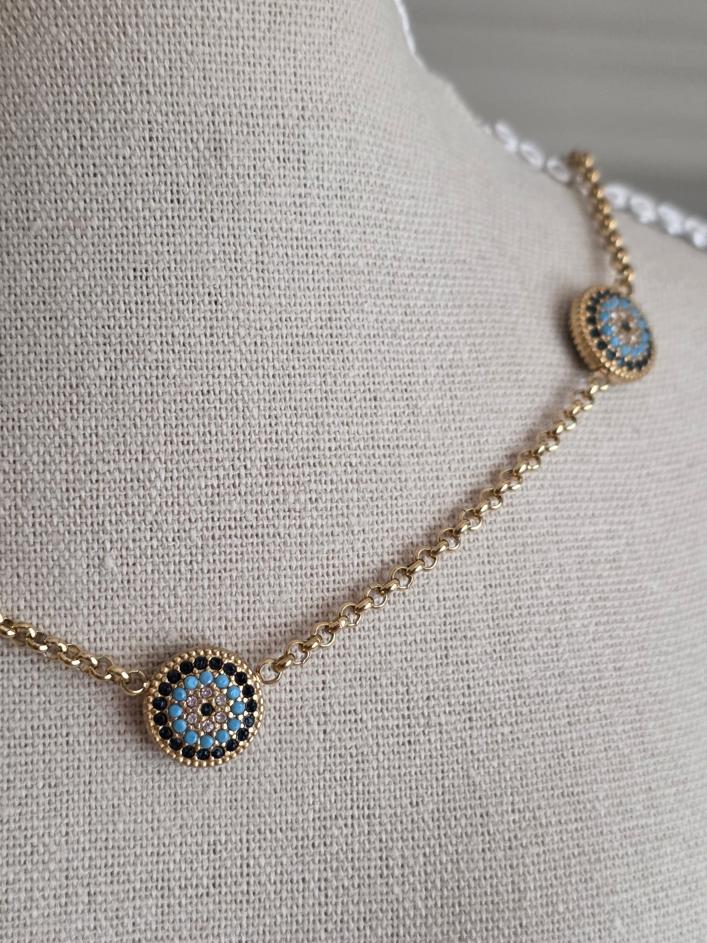 BERNA EVIL EYE NECKLACE