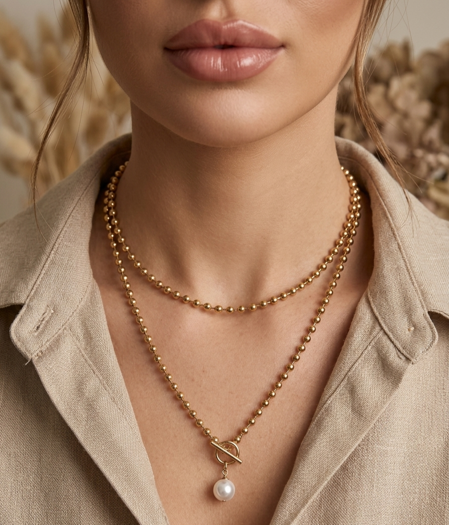 LENA PEARL NECKLACE