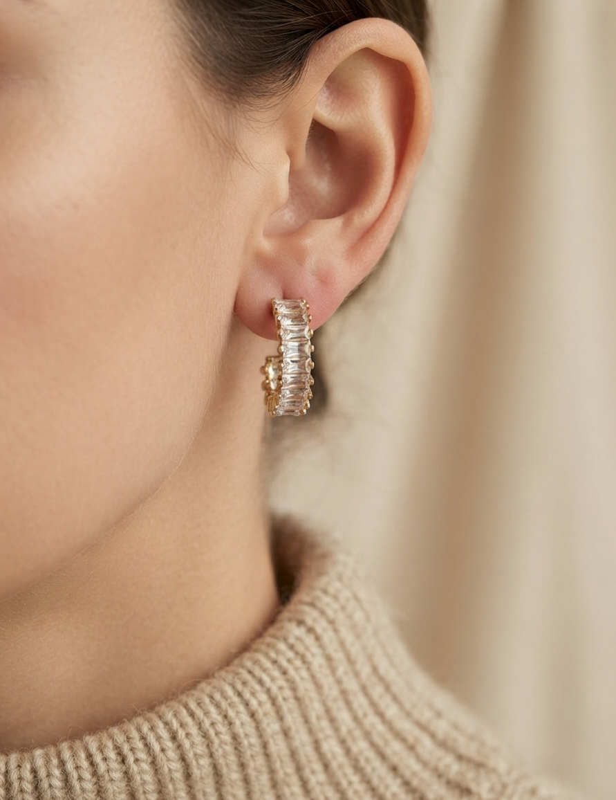 NERIN HOOP EARRINGS