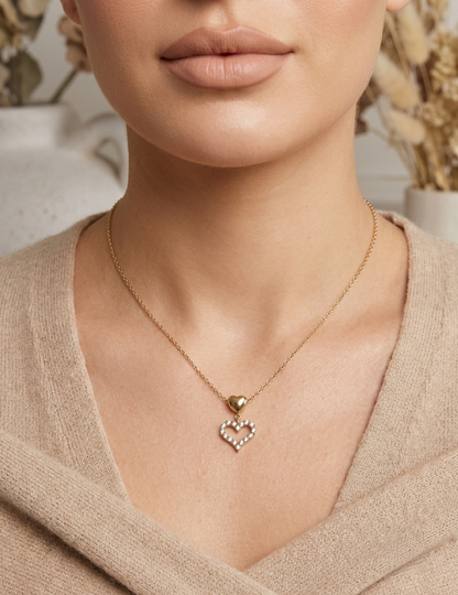 DELIAH HEART NECKLACE