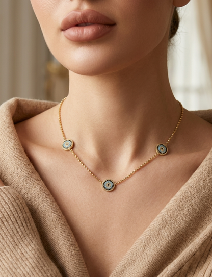 BERNA EVIL EYE NECKLACE