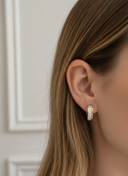 NESRIN HOOP EARRINGS